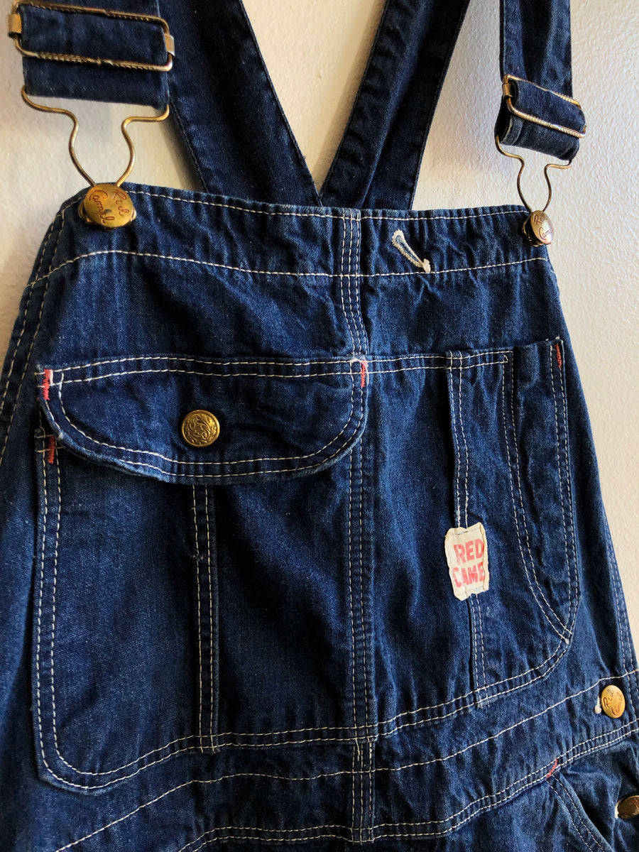 Vintage 1960’s “Red Camel” Low Back Denim Overalls