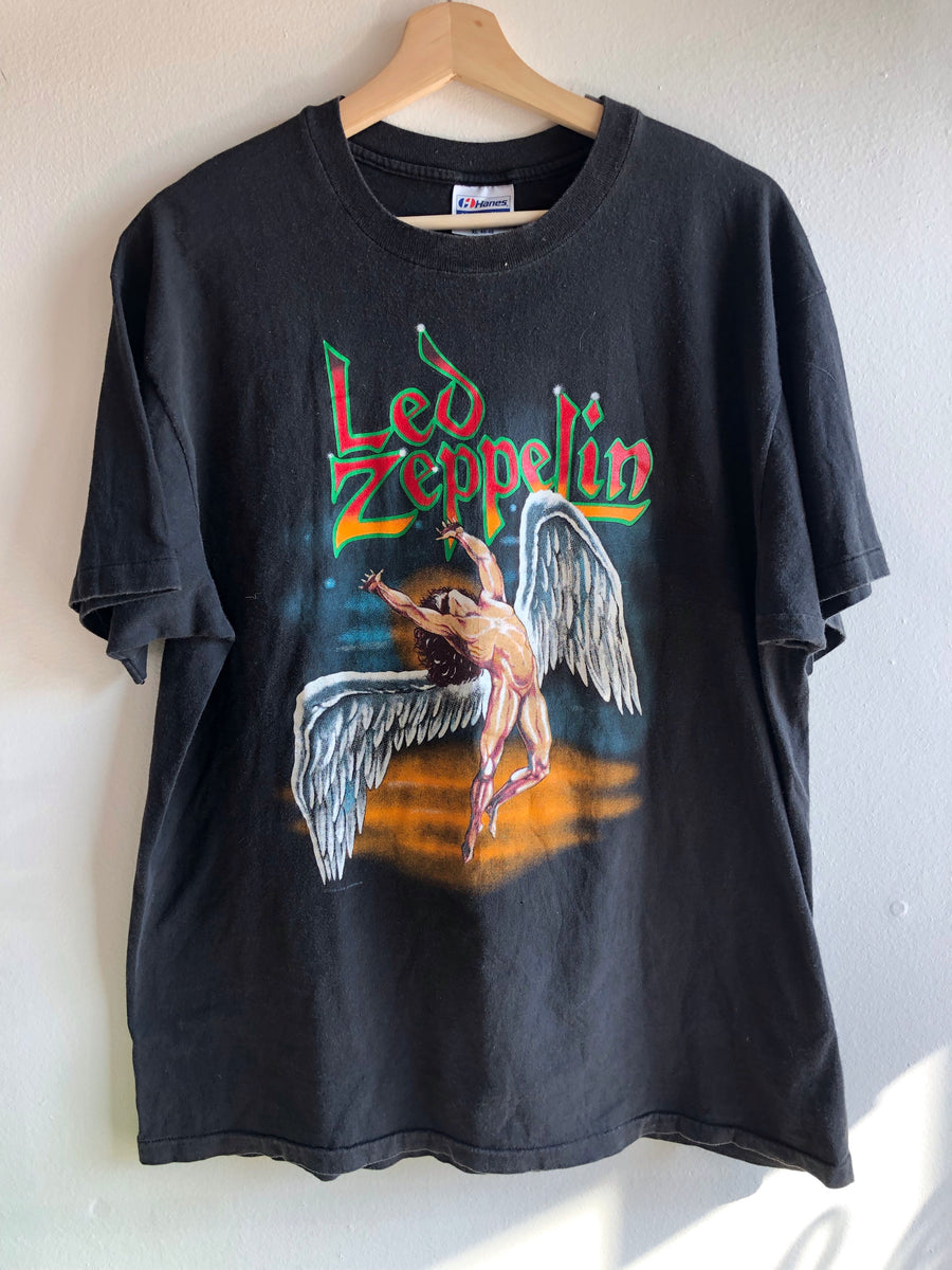 Vintage 1980's Led Zeppelin “Swan Song” Tour T-Shirt – La Lovely