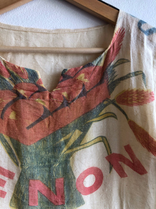 Vintage 1960’s Feed Sack Shirt - La Lovely Vintage