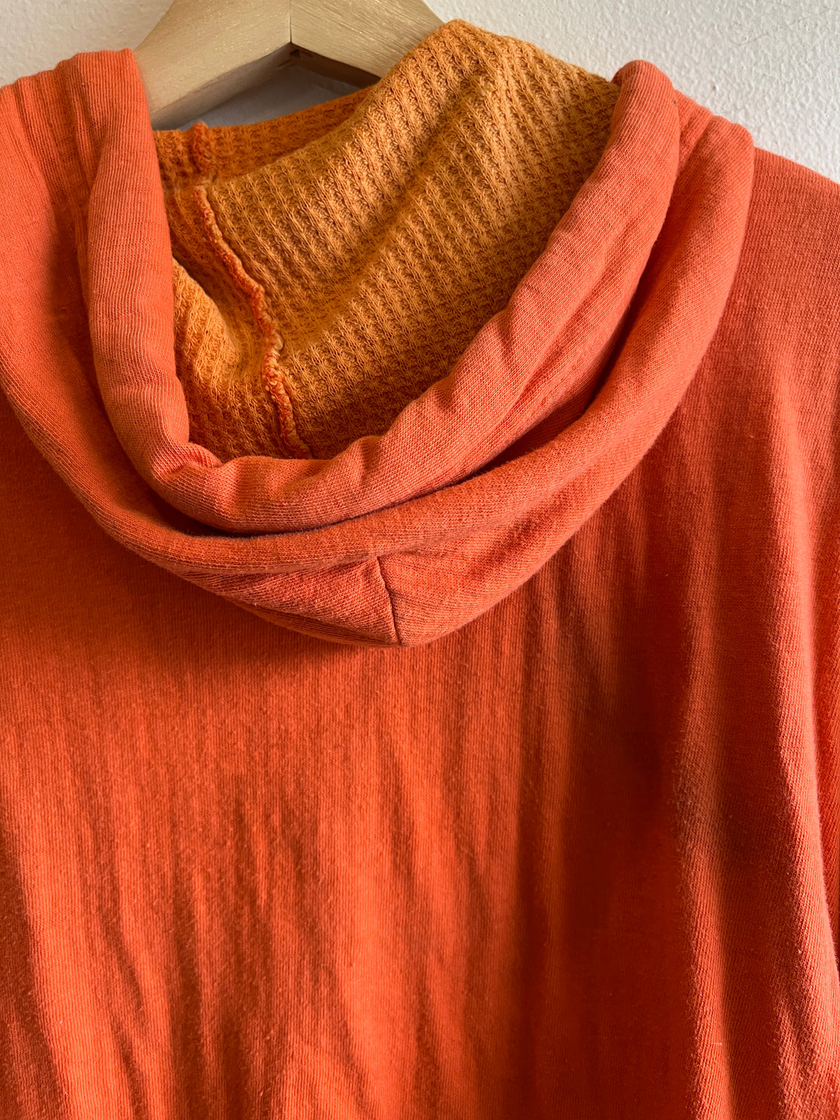 Vintage 1960’s Thermal Lined Hooded Zip-Up Sweatshirt