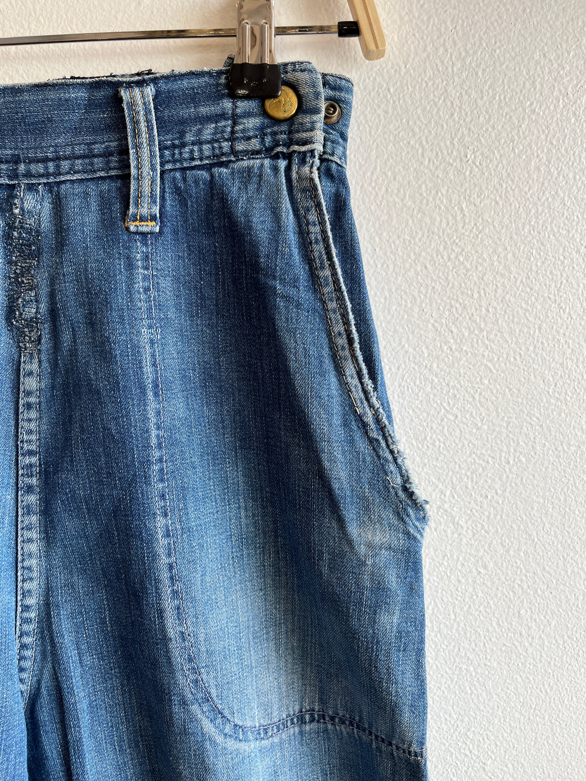 Vintage 1940/1950’s Duck Head Denim Side-Zip Jeans