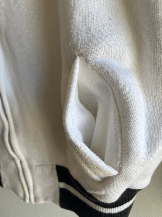 Vintage 1950’s Bomber-Style Fleece Sweatshirt