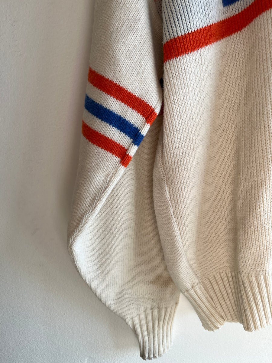 Vintage 1970's Denver Broncos Knit Sweater – La Lovely Vintage