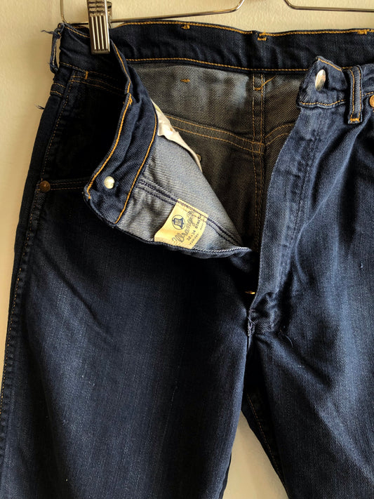 Vintage 1950’s Wrangler Blue Bell Dark Denim Jeans - La Lovely Vintage
