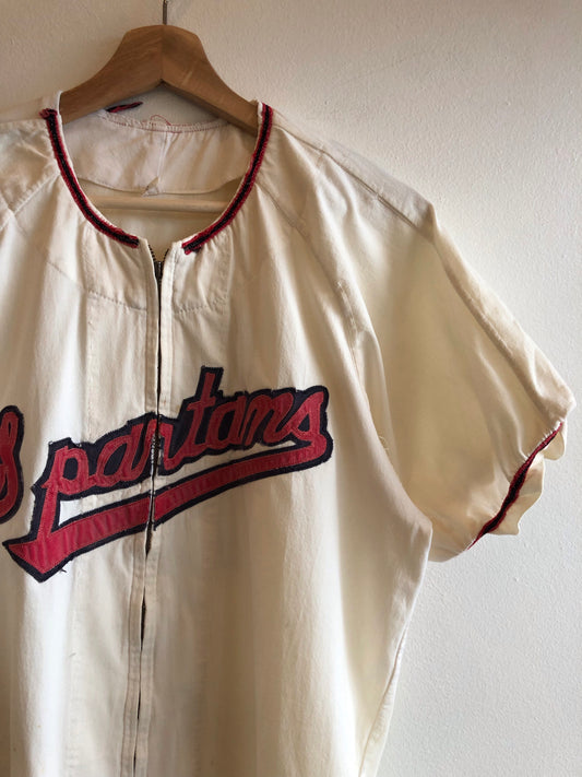 Vintage 1950’s Spartans Baseball Jersey - La Lovely Vintage