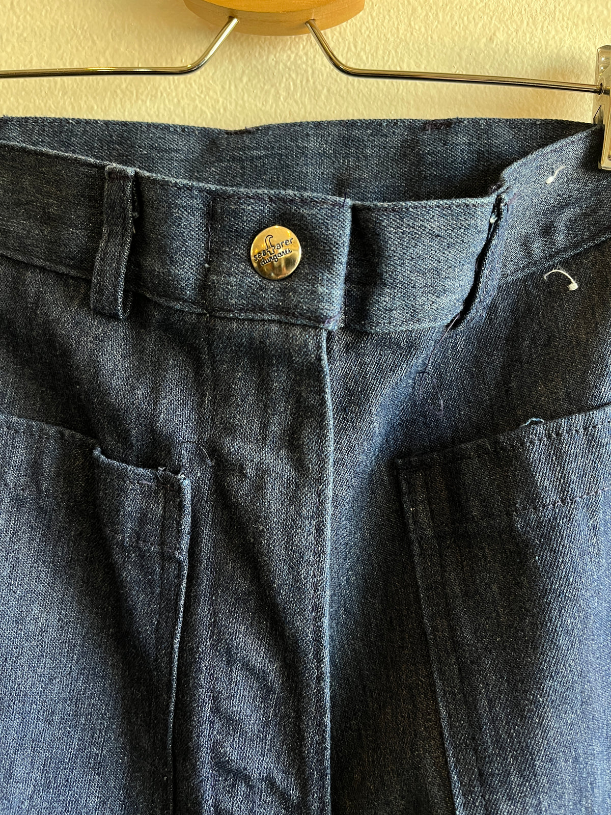 Vintage 1970's Seafarer Flared Denim Jeans