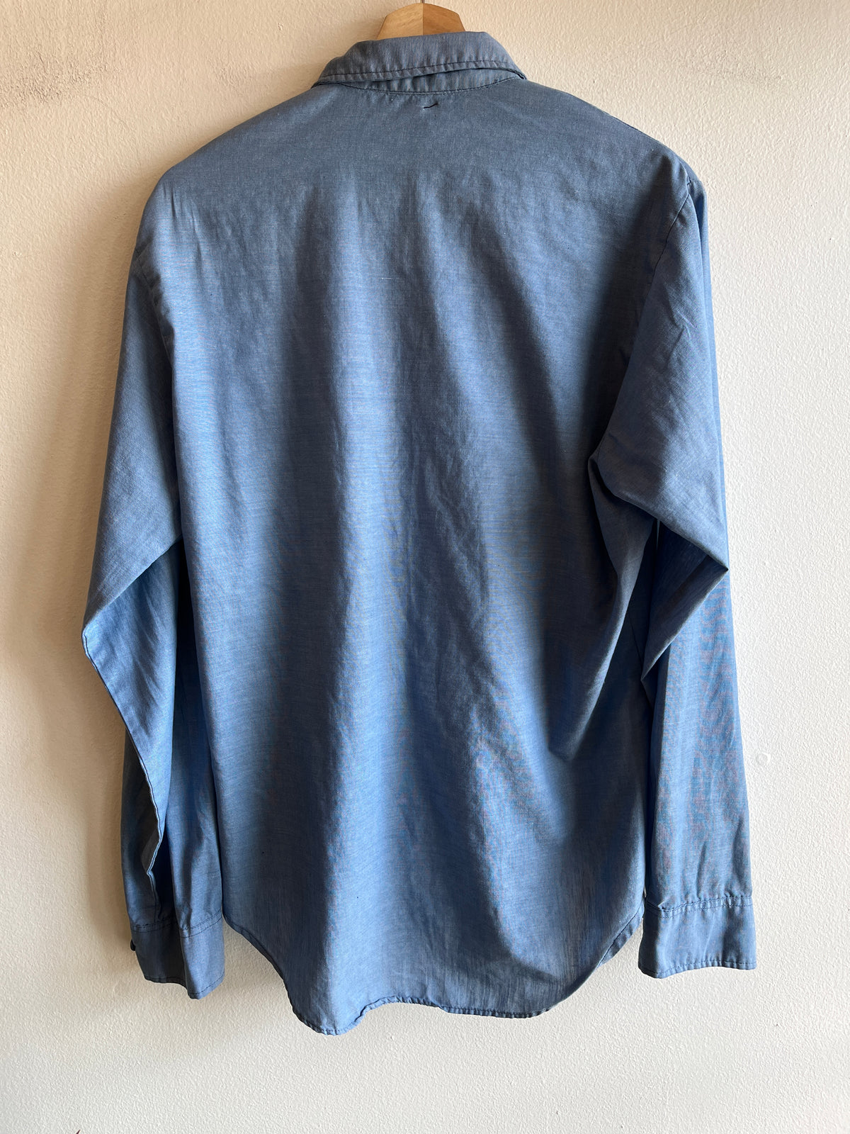 Vintage 1970’s USN Chambray Button Up Shirt - La Lovely Vintage