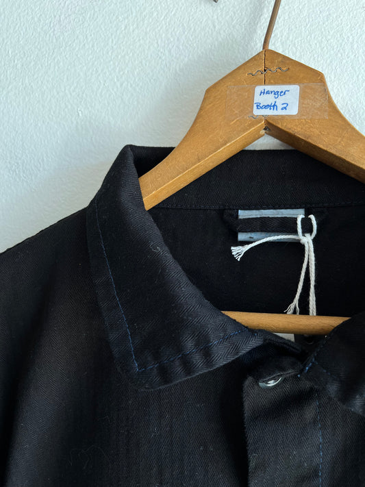 Vintage 1970’s Black HBT French Chore Coat