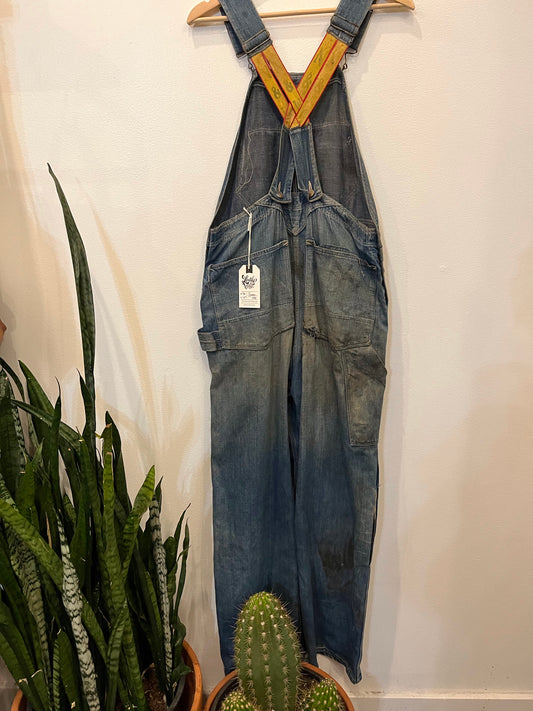 Vintage 1930’s N & W Brand Low-Back Overalls - La Lovely Vintage