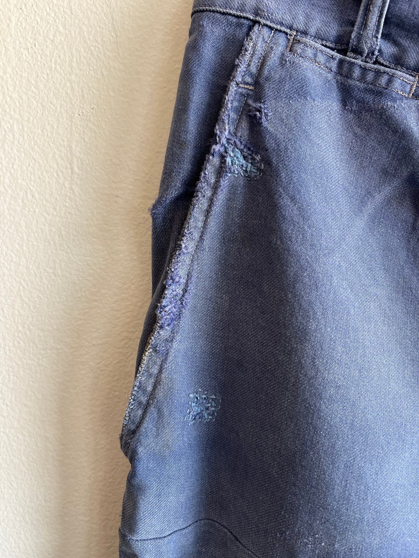Vintage 1960’s French Workwear Moleskin Pants