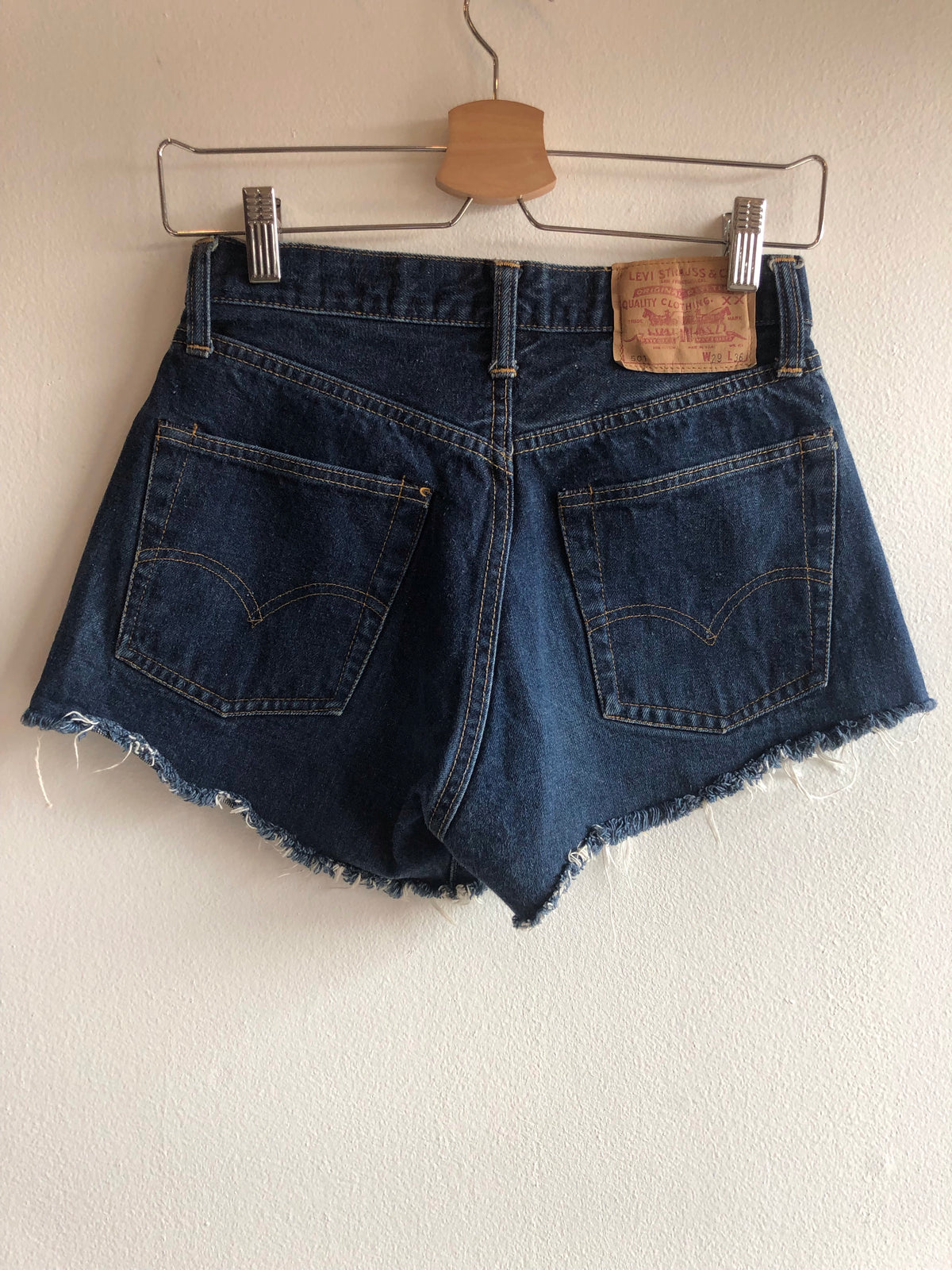 Vintage 1960’s Levi’s “Big E” Selvedge Denim Shorts - La Lovely Vintage