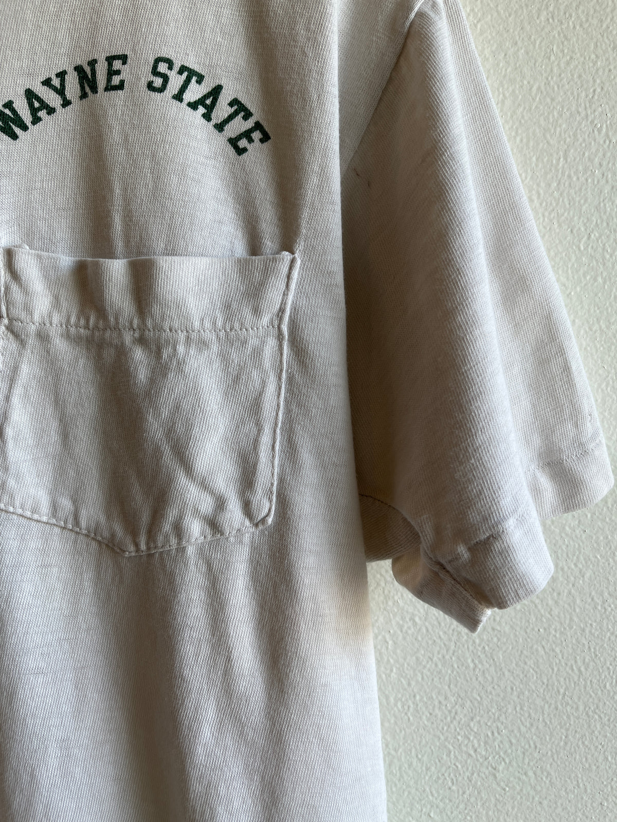 Vintage 1950’s Wayne State University Cotton Polo Shirt - La Lovely Vintage