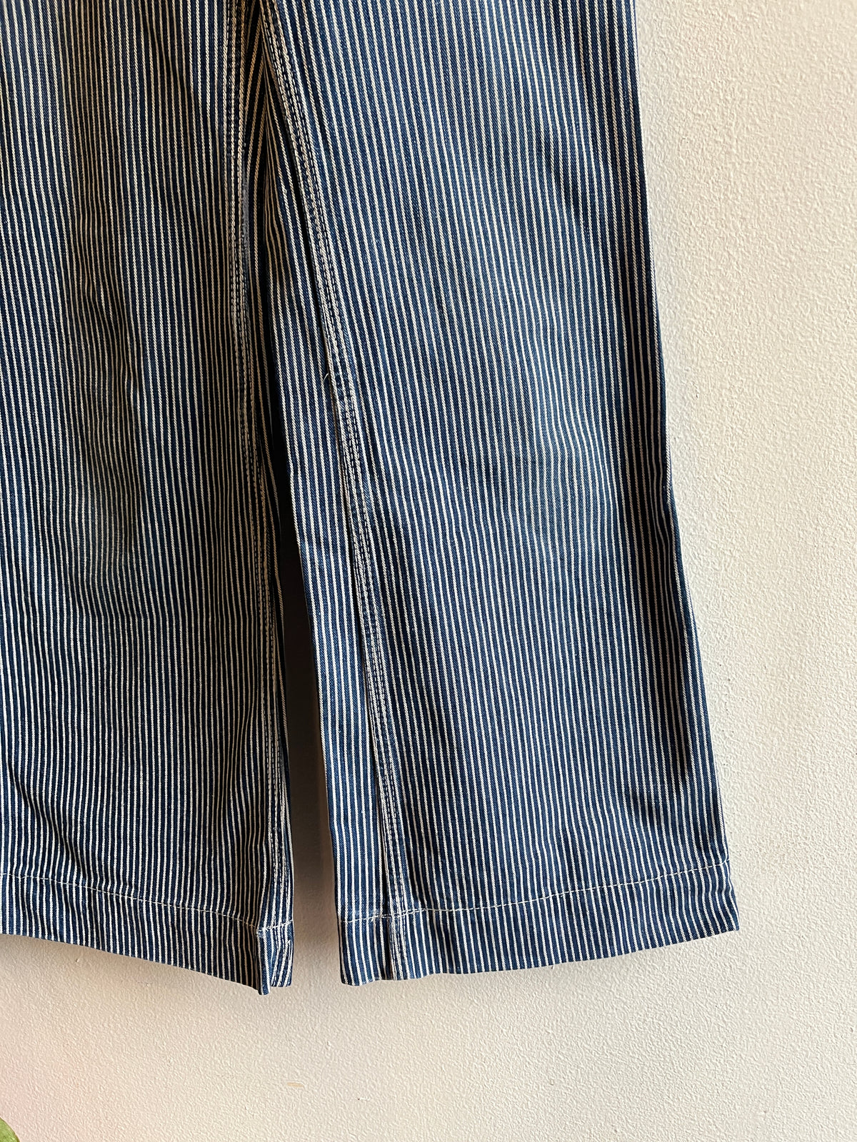 Vintage 1970’s Lee Hickory Stripe Denim Overalls - La Lovely Vintage