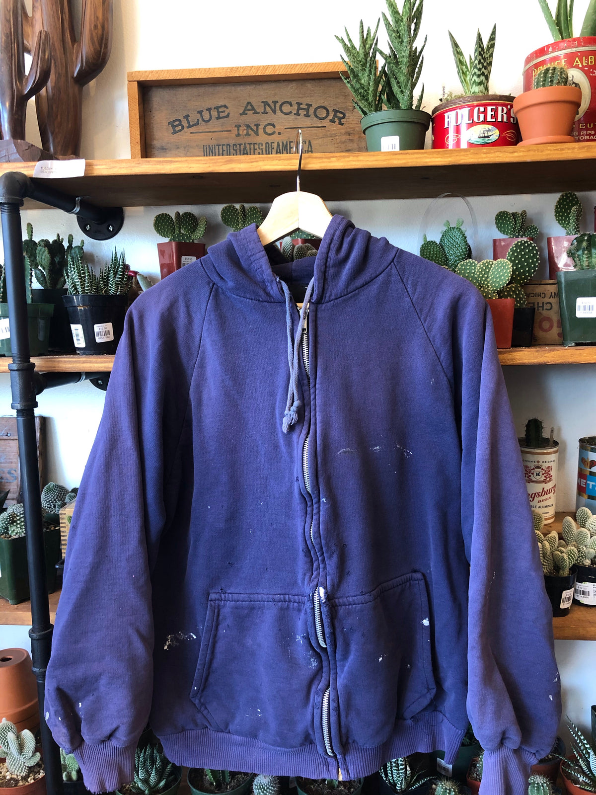 Vintage 1990’s sunfaded thermal sweatshirt - La Lovely Vintage