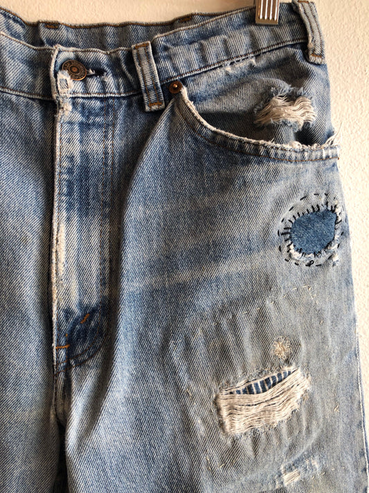 Vintage Levi’s Patchwork Orange Tab - La Lovely Vintage