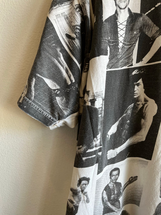 Vintage 1990’s Bruce Lee Full-Print Shirt - La Lovely Vintage