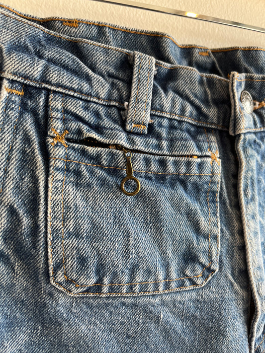 Vintage 1970s Levi’s Orange Tab Flared Denim Jeans