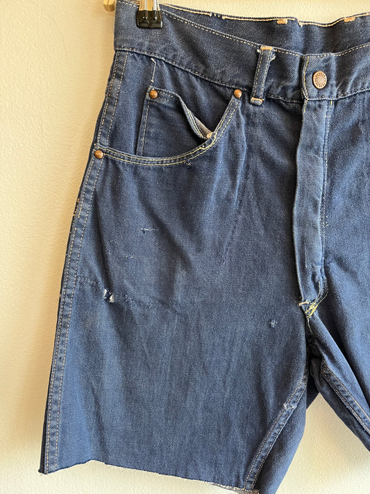 Vintage 1950’s Unbranded Denim Shorts - La Lovely Vintage