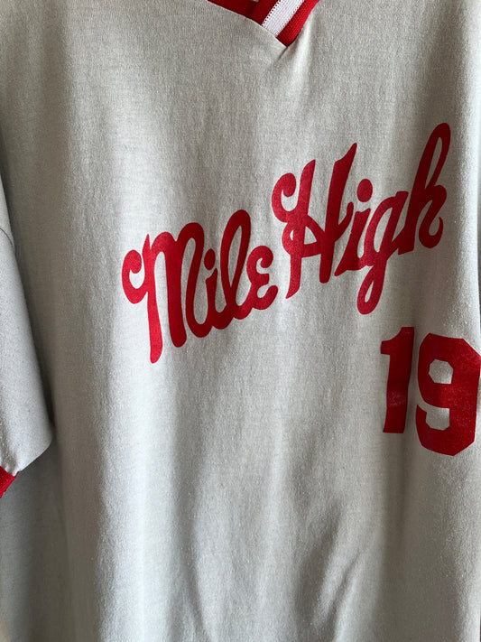 Vintage 1980’s Mile High Baseball T-Shirt - La Lovely Vintage