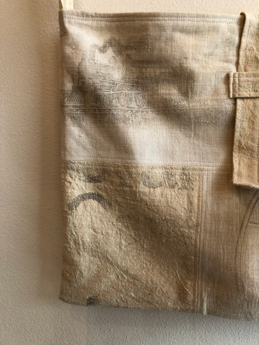 Vintage Feed Sack Custom DDV Bag - La Lovely Vintage