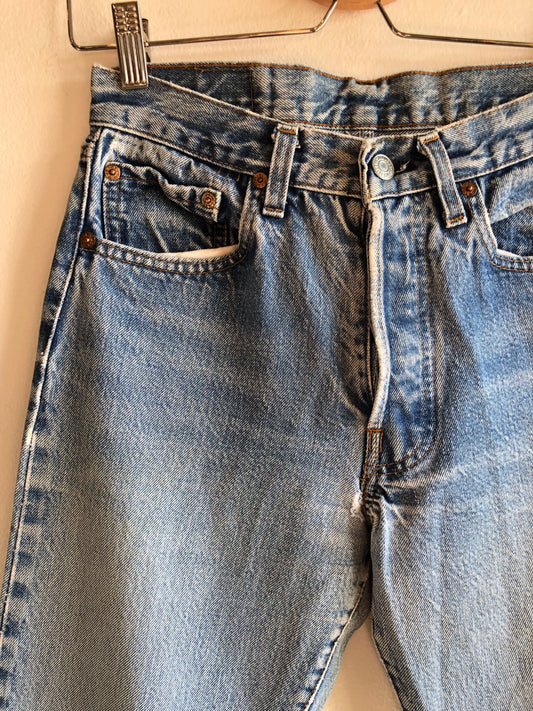 Vintage 1980's Levis 501 Selvedge Denim Jeans - La Lovely Vintage