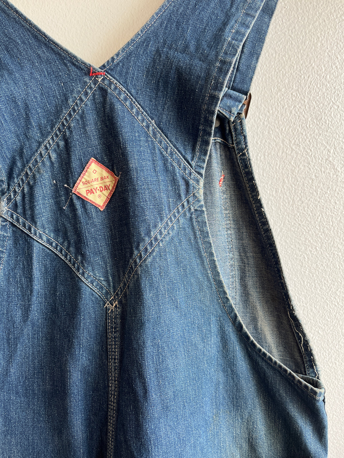 Vintage 1950’s Pay Day Denim Overalls - La Lovely Vintage