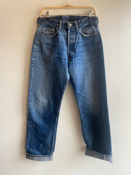 Vintage Early 1970’s Levi’s “Big E” 501 Selvedge Denim Jeans