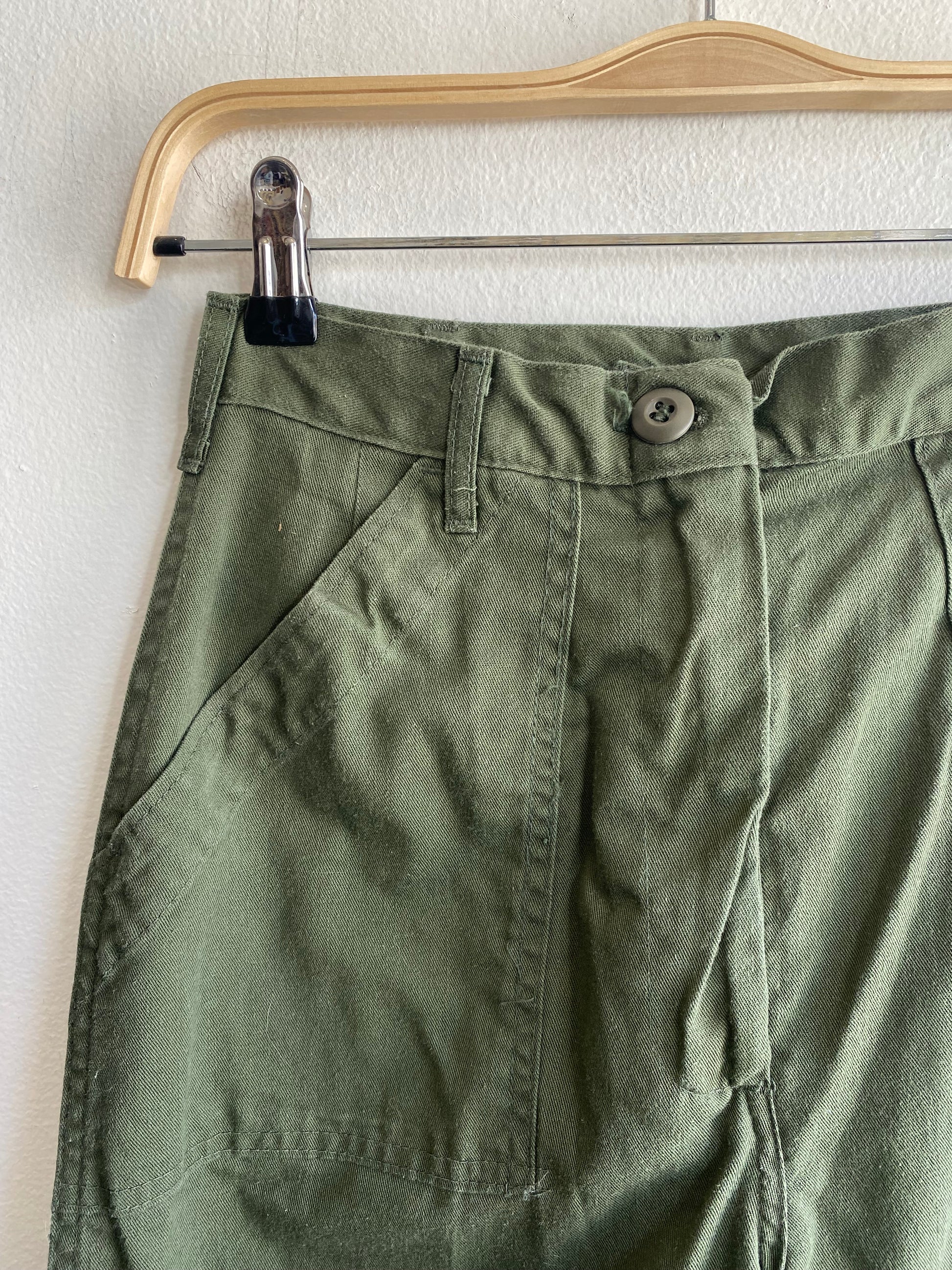 Vintage 1970’s OG-507 Women’s Military Fatigue Trousers - La Lovely Vintage 