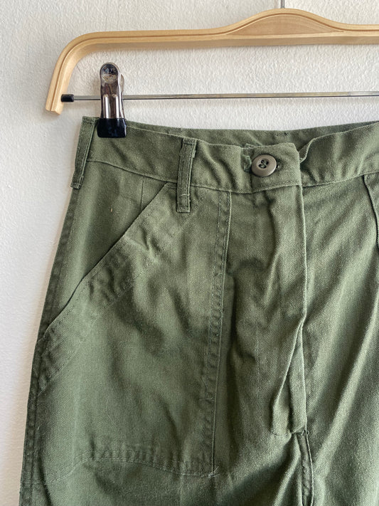 Vintage 1970’s OG-507 Women’s Military Fatigue Trousers - La Lovely Vintage 