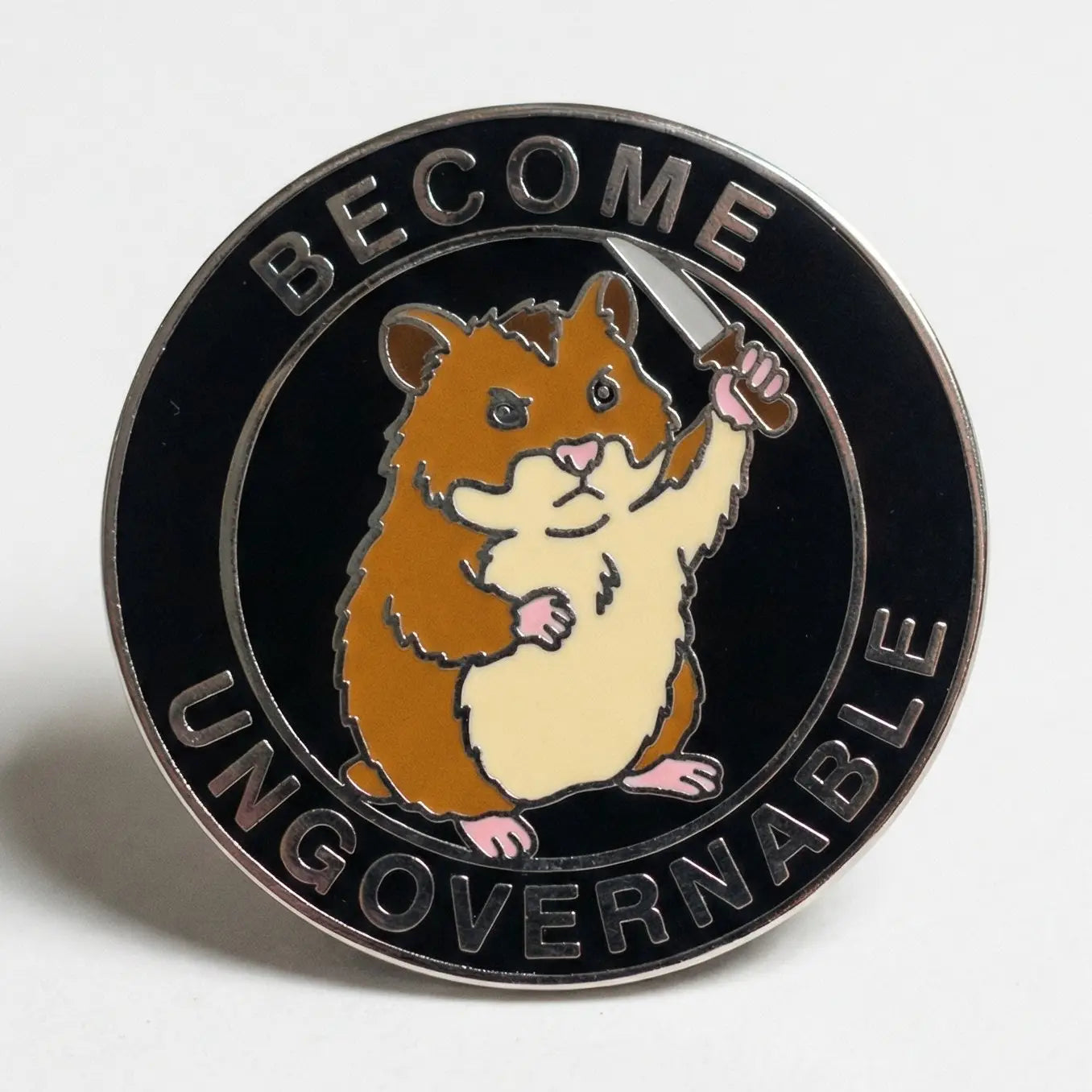 Strike Gently - Enamel Pin - La Lovely Vintage 