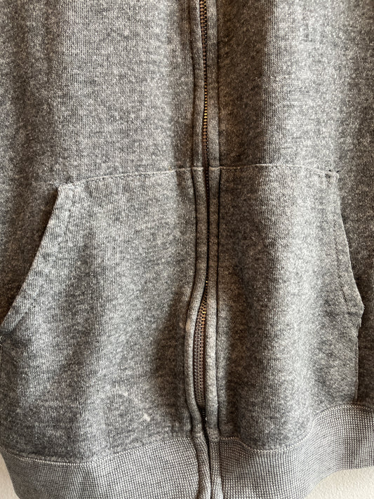 Vintage 1970’s Heather Grey Hooded Sweatshirt - La Lovely Vintage 
