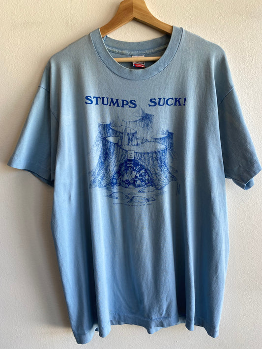 Vintage Jim Morris “Stumps Suck” t-shirt