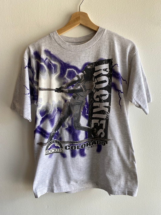 Vintage 1998 Colorado Rockies Big Print T-Shirt - La Lovely Vintage 