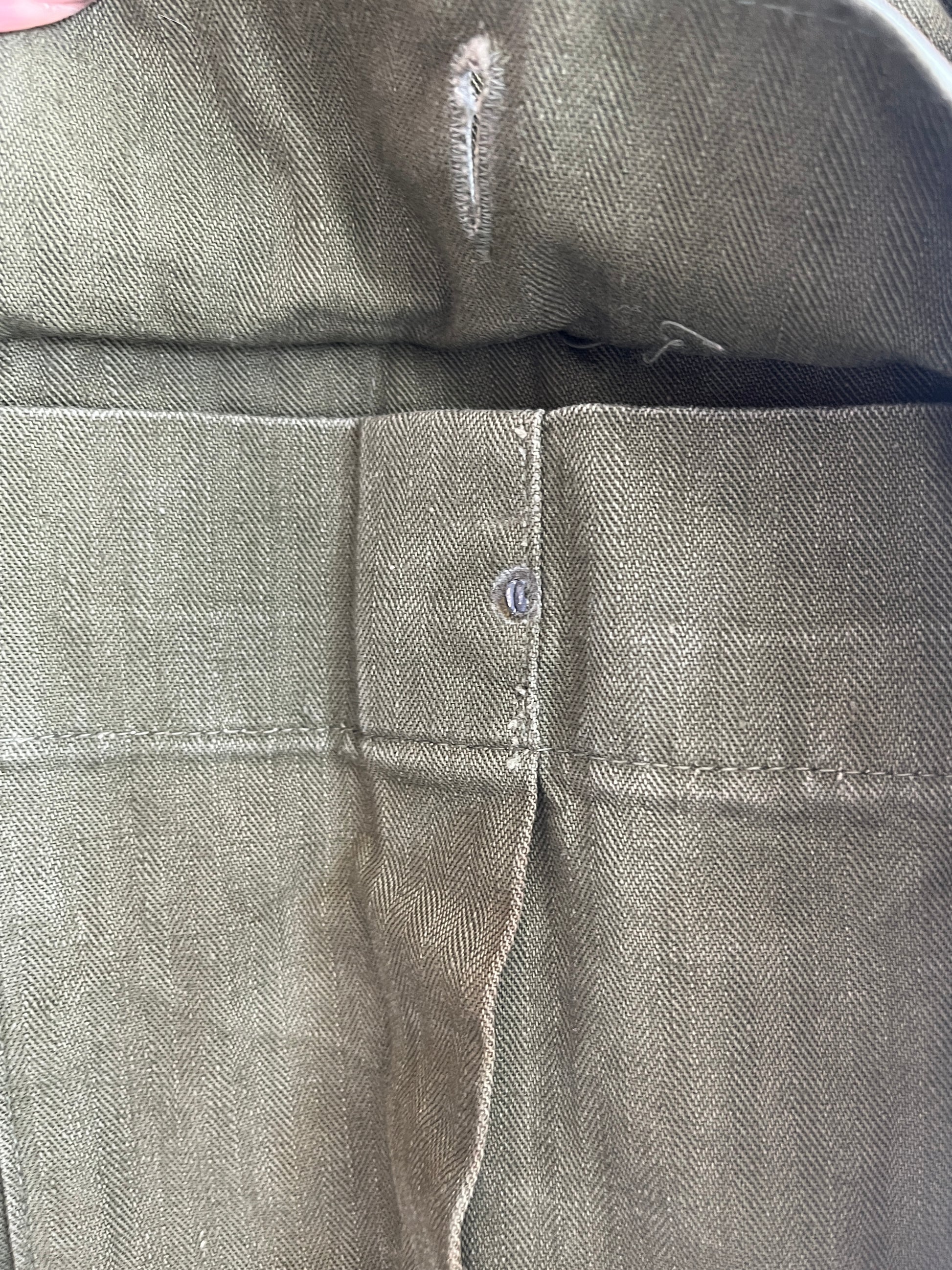 Vintage 1940/50’s U.S. Army HBT 13-Star Button Up Shirt - La Lovely Vintage 