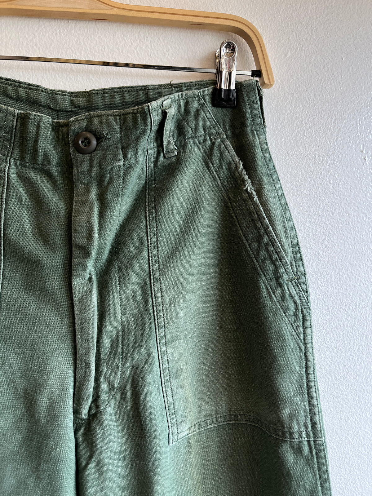 Vintage 1960’s OG-107 Military Fatigue Trousers - La Lovely Vintage 