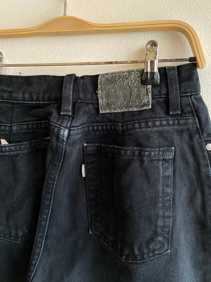 Vintage 1990’s Levi’s Silver Tab Black Denim Jeans - La Lovely Vintage 