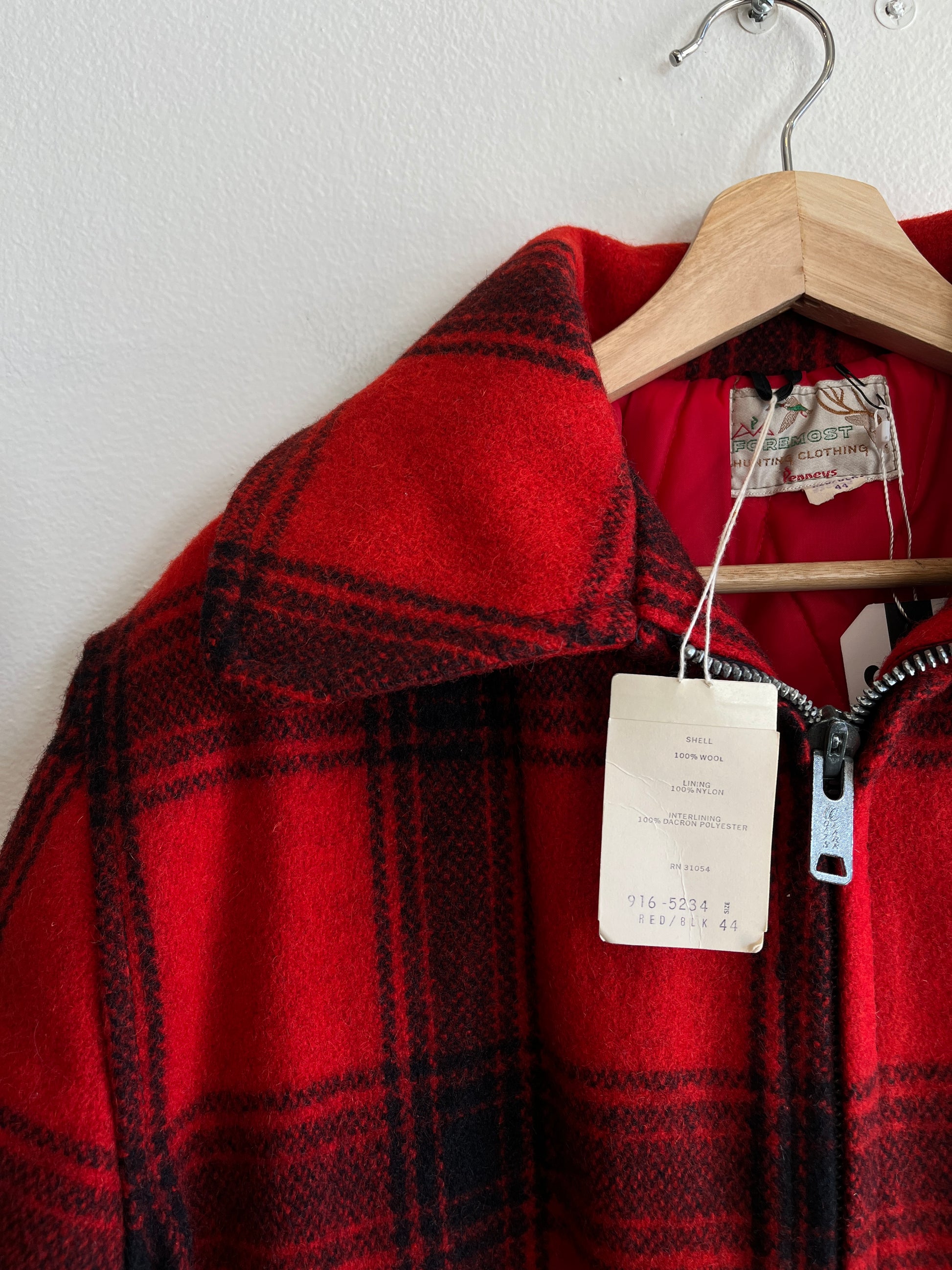 Vintage 1950/60’s Foremost Plaid Mackinaw Hunting jacket - La Lovely Vintage 
