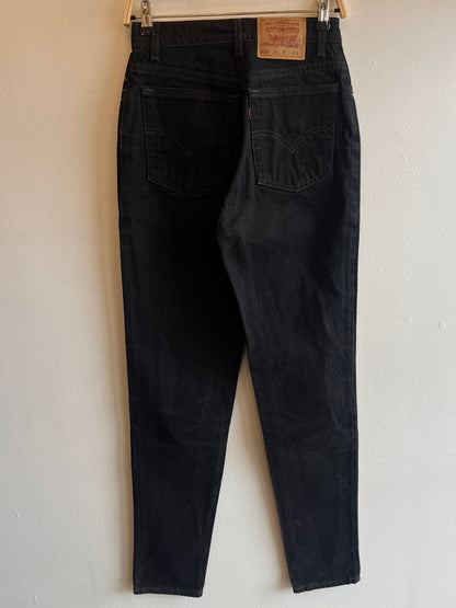 Vintage 1990's Levi’s 512 Black Denim Jeans