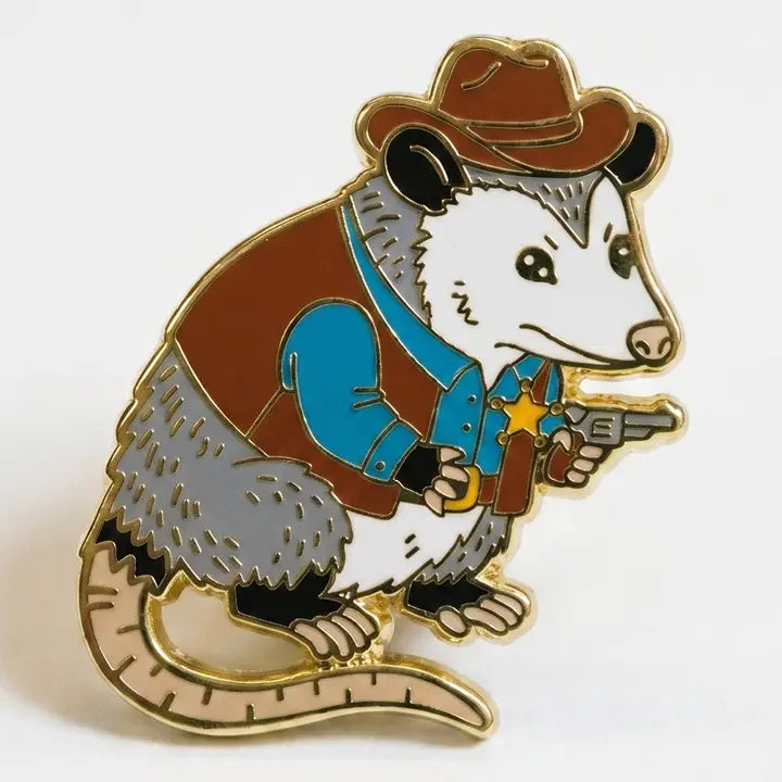 Strike Gently - Enamel Pin - La Lovely Vintage 
