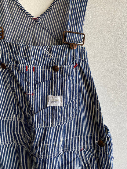 Vintage 1960/70’s Big Mac Hickory Stripe Denim Overalls - La Lovely Vintage 