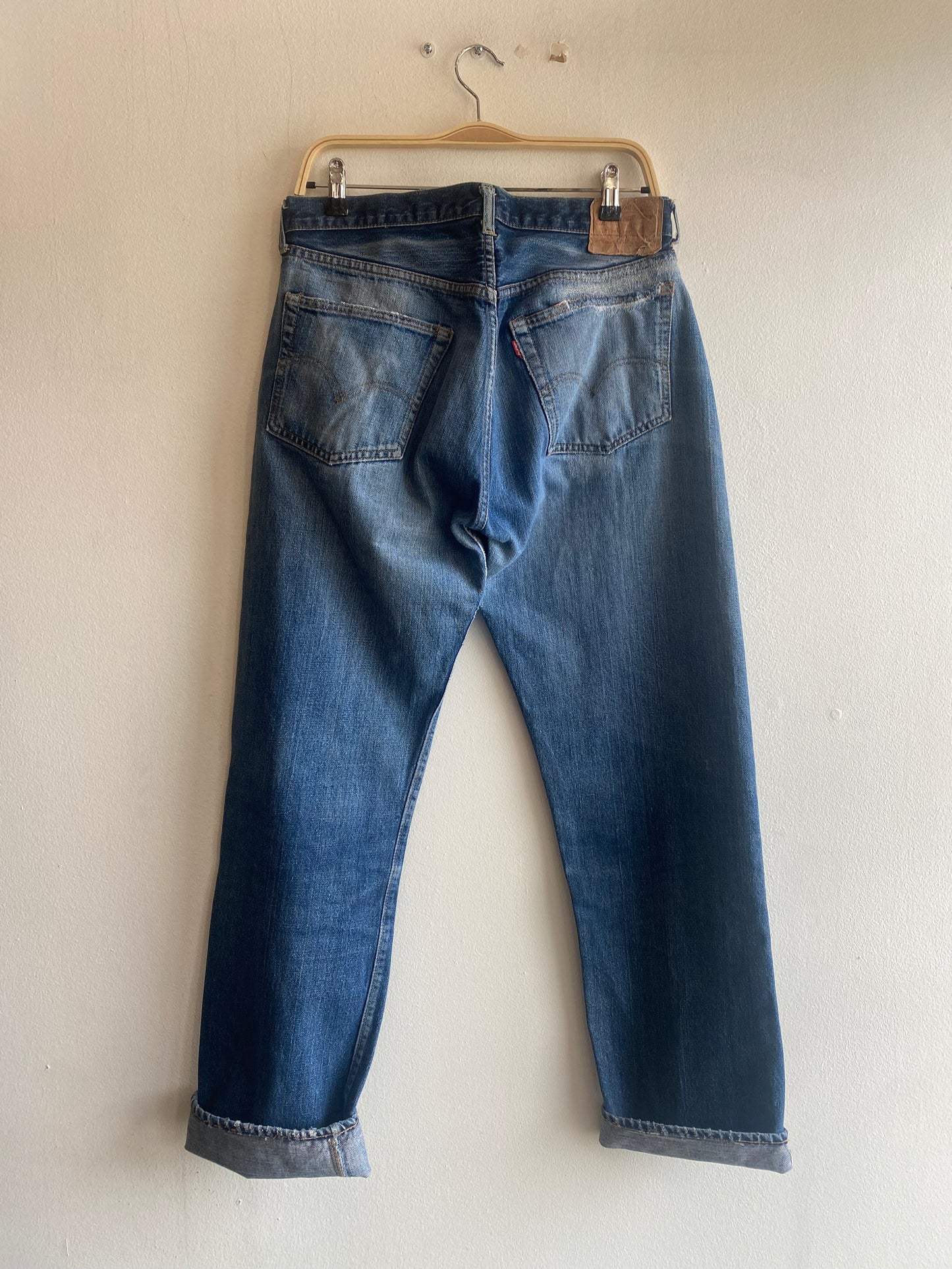 Vintage Early 1970’s Levi’s “Big E” 501 Selvedge Denim Jeans