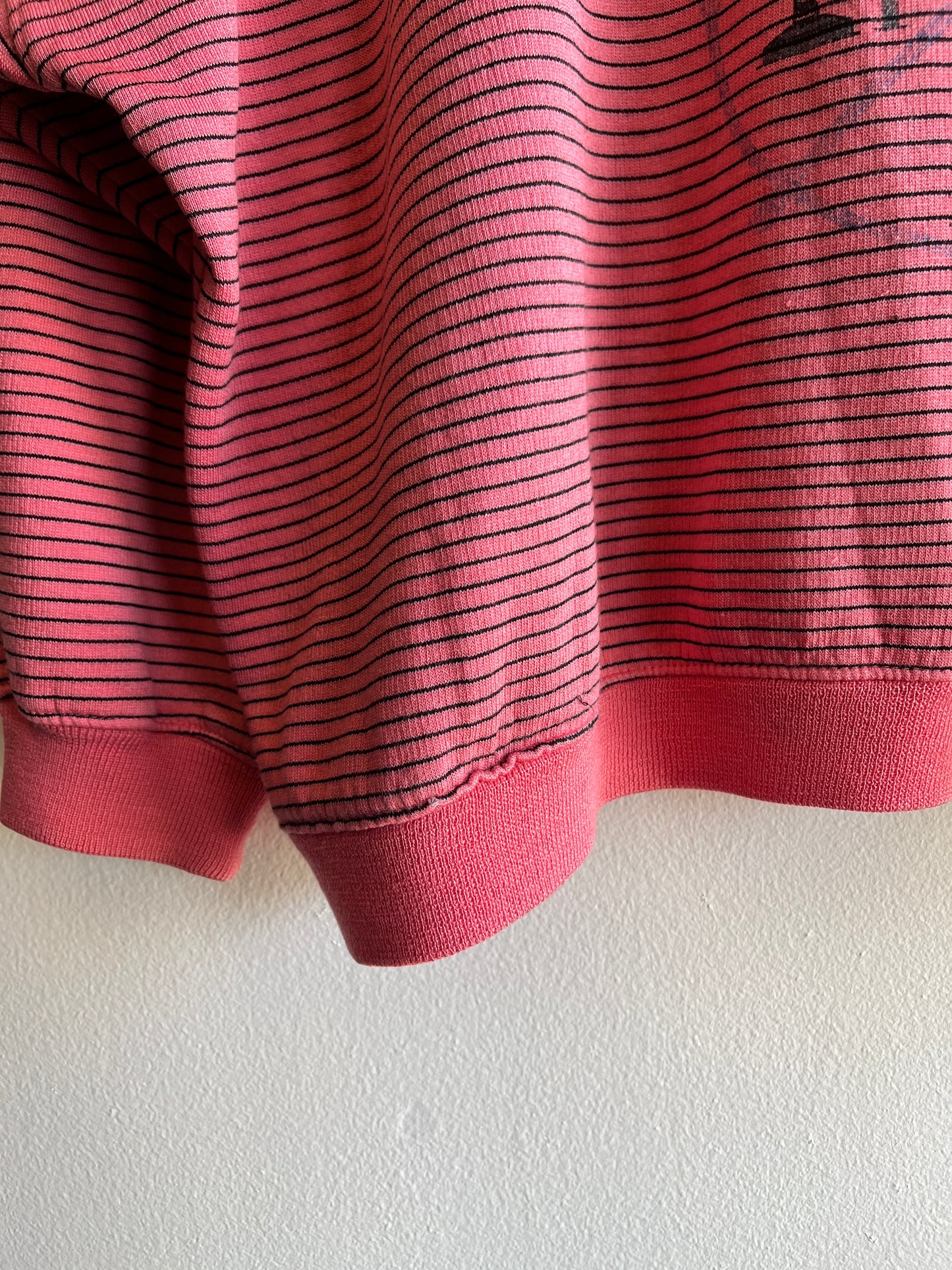 Vintage 1980’s Striped “Direzioni” Striped Collared Sweatshirt