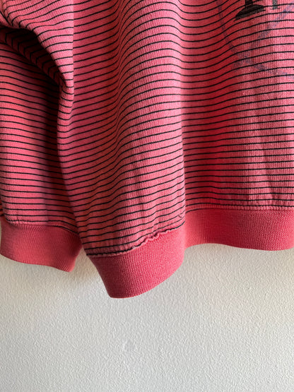 Vintage 1980’s Striped “Direzioni” Striped Collared Sweatshirt