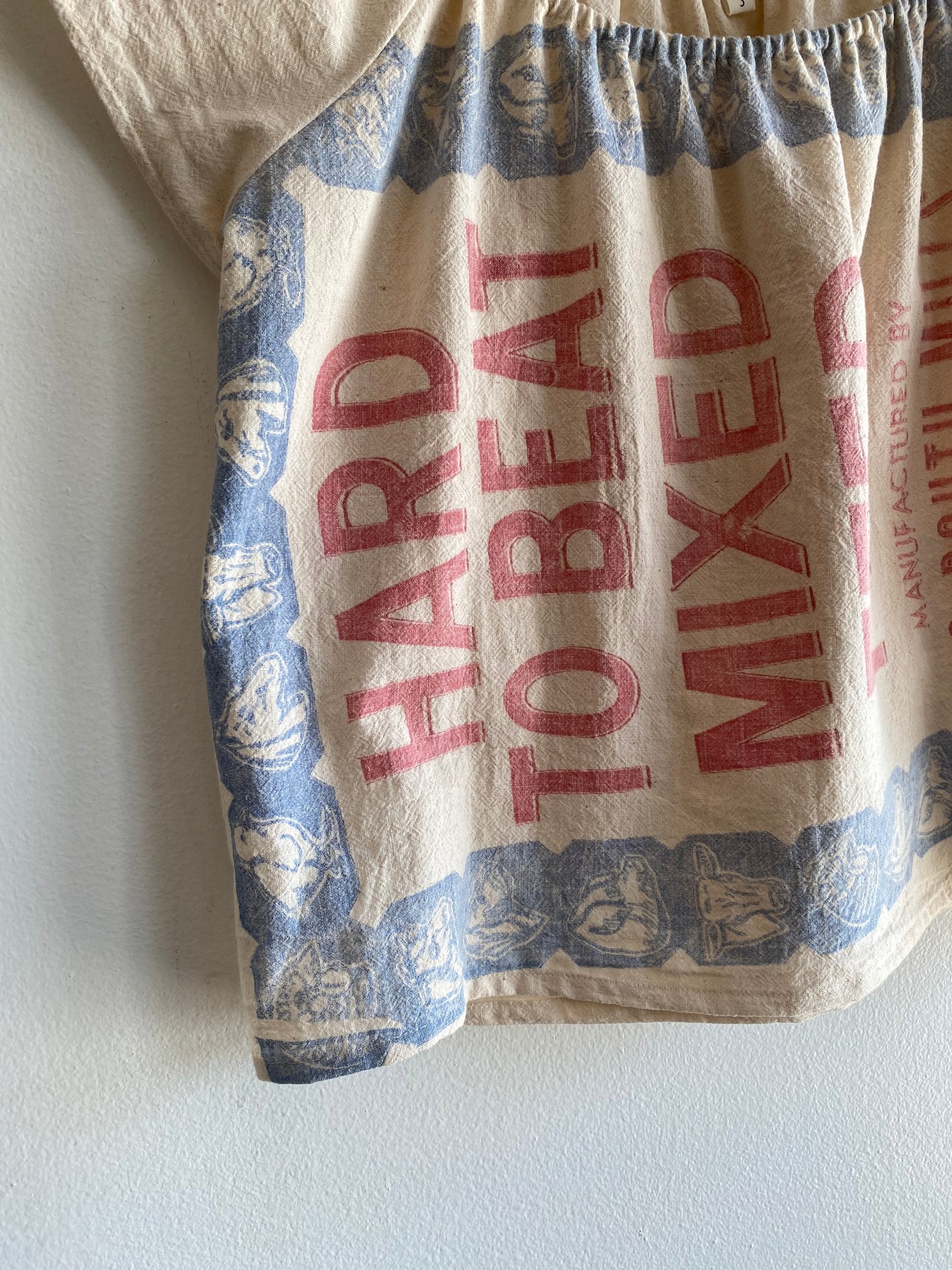 Trash Textiles - Handmade Antique Feedsack Blouse/Shirt