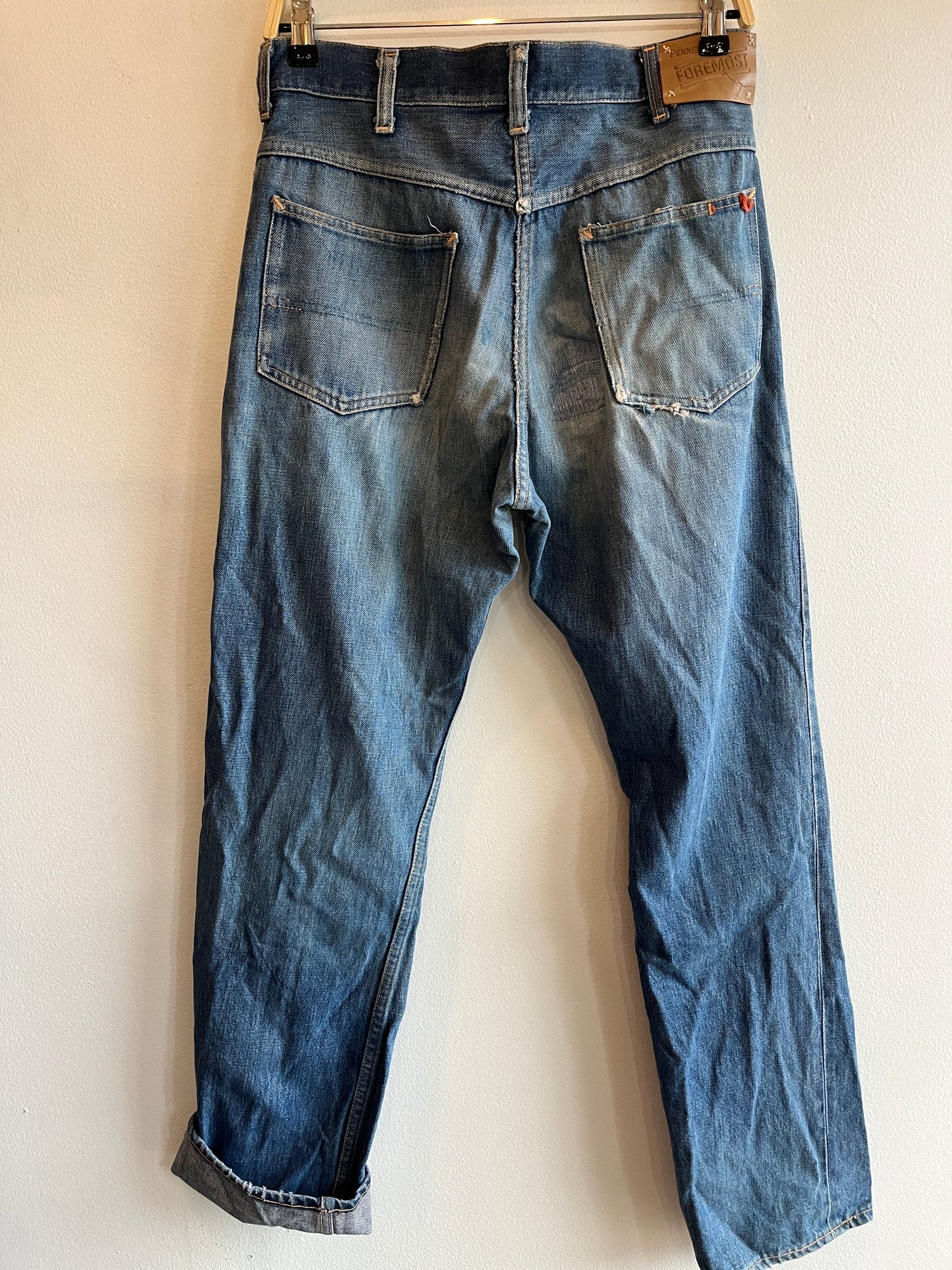 Vintage 1950’s Foremost Half-Selvedge Denim Jeans - La Lovely Vintage 