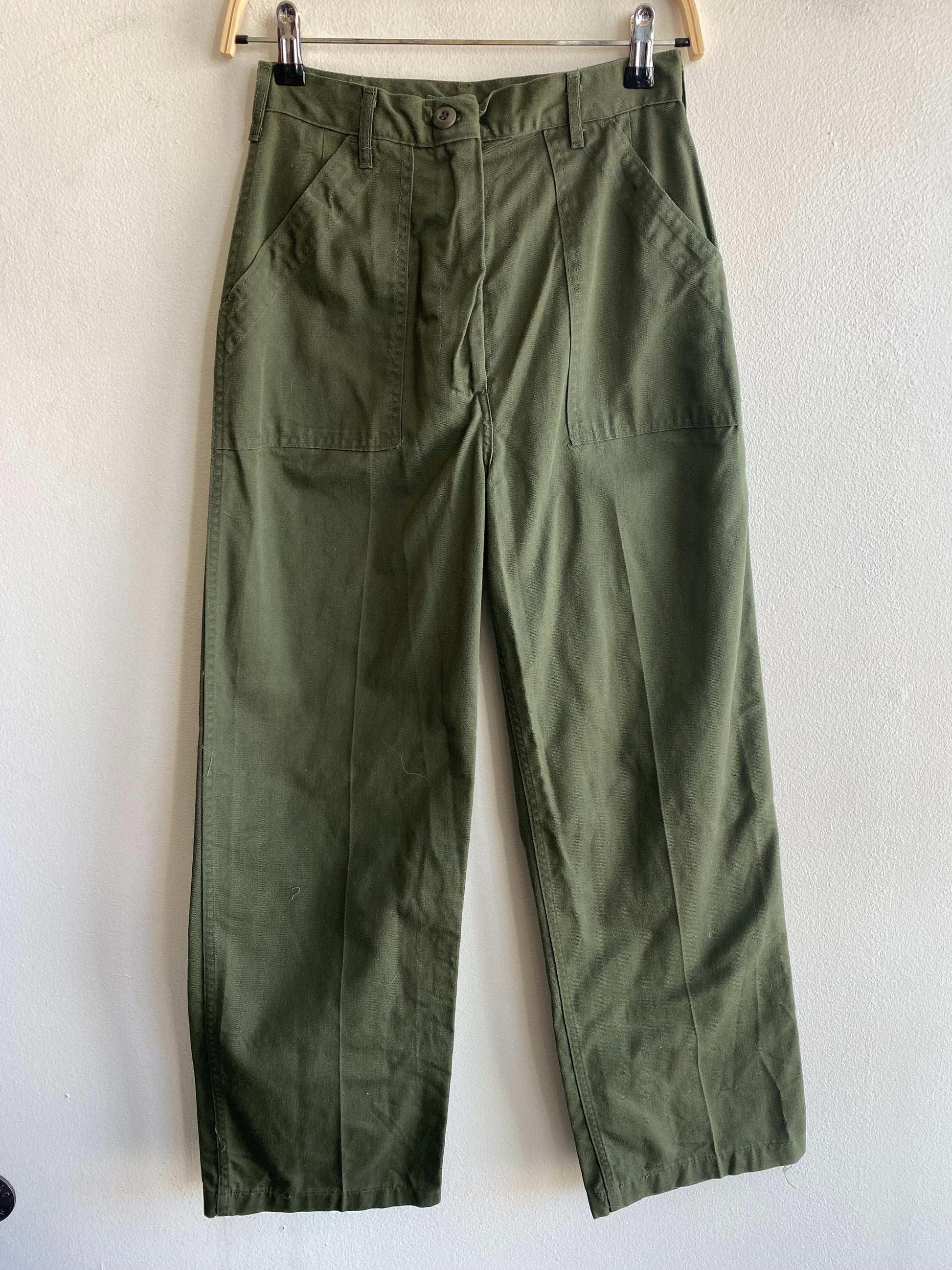 Vintage 1970’s OG-507 Women’s Military Fatigue Trousers - La Lovely Vintage 