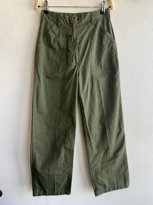 Vintage 1970’s OG-507 Women’s Military Fatigue Trousers - La Lovely Vintage 