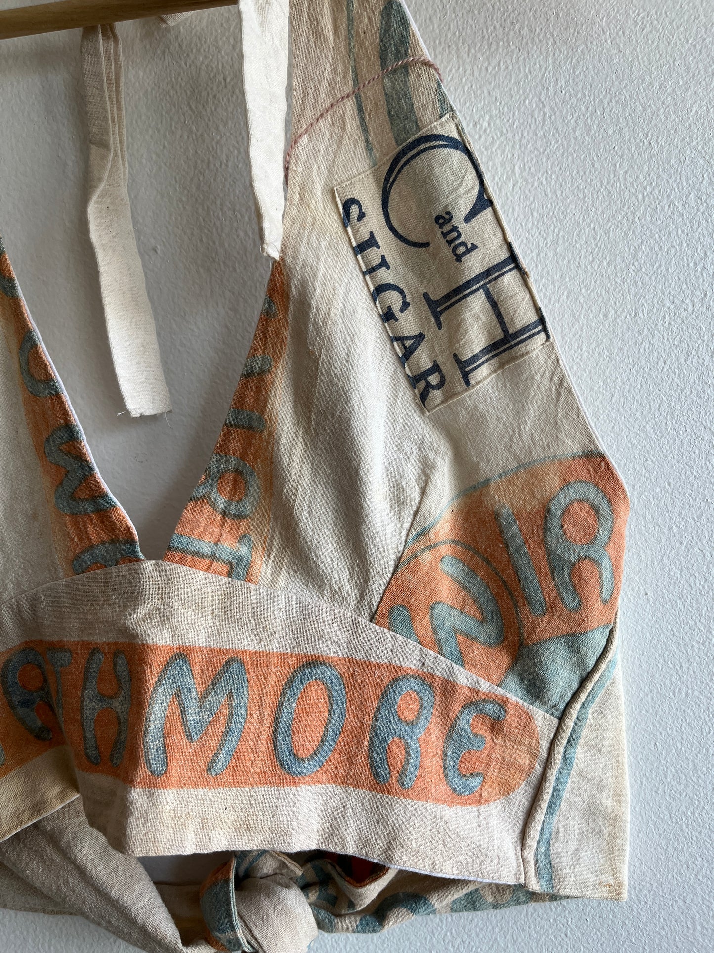 Trash Textiles - Handmade Antique Feedsack Halter
