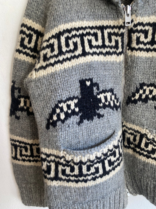 Vintage 1960/70’s Firebird Zip-Up Cowichan Sweater