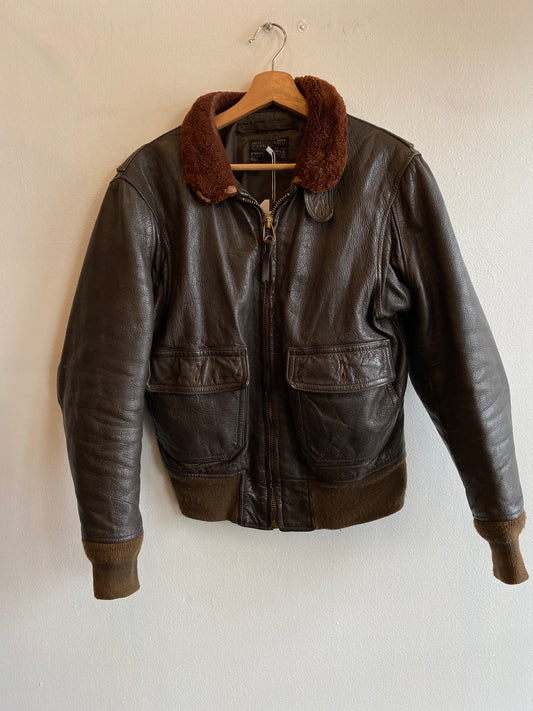 Vintage 1950’s Air Force G-1 Leather bomber jacket
